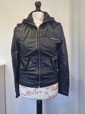 Superdry Black Genuine Leather