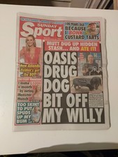 Sunday Sport Newspaper 