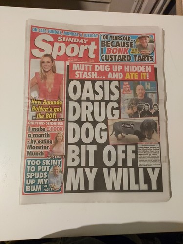 Sunday sport newspaper - sunday,