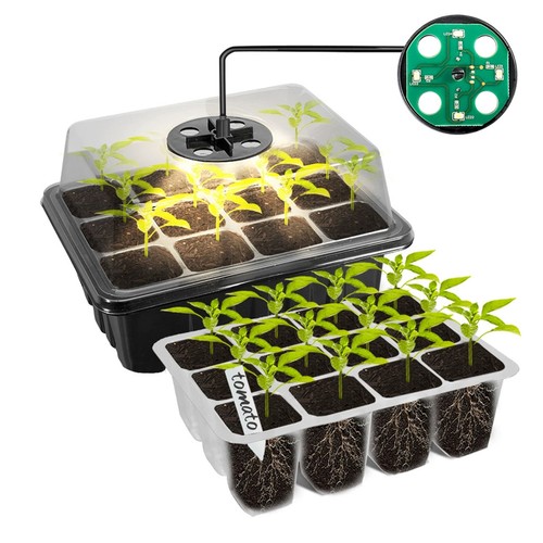 12seed plant starter trays - plant,