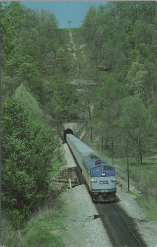 Csx roadrailer train tunnel - csx,