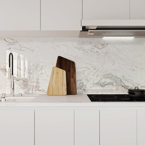 Beige grey marble wallpaper - beige,