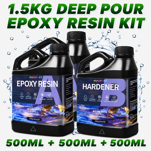 5kg deep pour clear - pour, epoxy