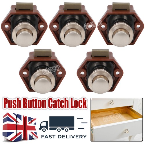 Push button latch catch - button,