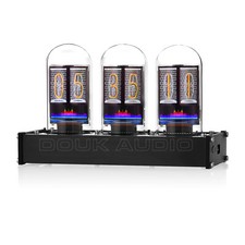 Modern IPS Digital Clock Music Spectrum Display Time/Date Ref Nixie Tube Clock 