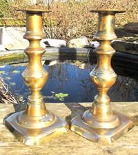 Candlesticks PAIR early 19th