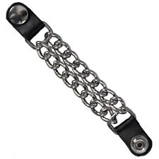 Chrome Snap Button Black