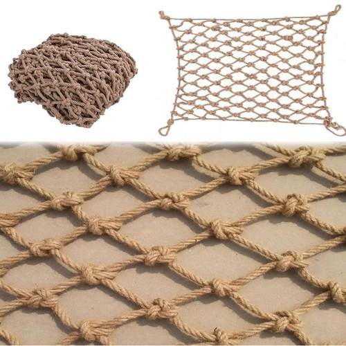 Hemp rope net heavy - rope, duty