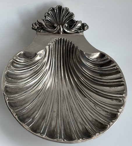 Old silver metal - silver, dish