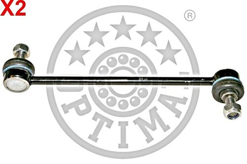 Front steel stabiliser rod - front,