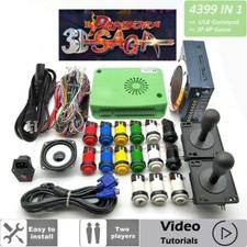 DIY Arcade Kit 3D Game 4399 in 1 Saga Box 14 For Arcade Jamma Cabinet Machine