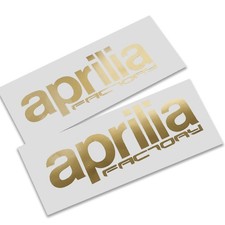 Aprilia FACTORY Gold text
