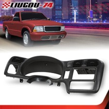 Blazer Cluster Radio Dash Trim Bezel Jimmy Double Din Fit For 98-04 Chevy S10