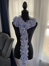 Handmade Open End Ruffle Scarf