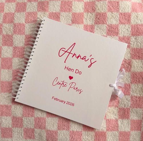 Personalised hen scrapbook - hen,