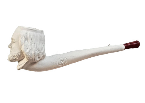 Vintage clay pipe william - pipe,