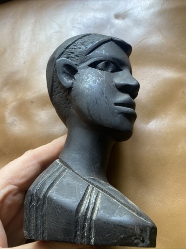 Bin ebony carved - bin,