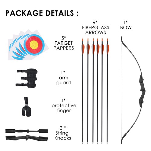 Archery 40lbs recurve takedown - archery,
