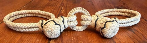 Ornate braided rawhide hobbles - braided,