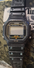 VINTAGE CITIZEN DQ-7511 QUARTZ DIGITAL LCD DIVER G-SHOCK 1985 WATCH