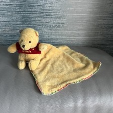 Disney Baby Winnie the Pooh Bear  Yellow Blanket Bee  Comforter Blankie