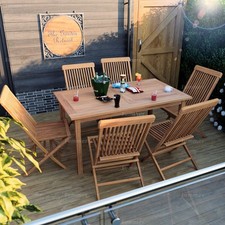 Teak Outdoor Dining Set -