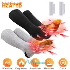 Electric Heated Socks w/ Rechargeable Battery Winter Thermal Warm Skiing Hunting