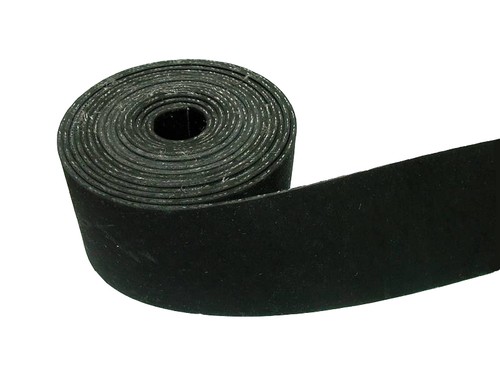 Wide black rubber - wide,