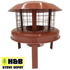 6" TERRACOTTA CHIMNEY POT HANGER HANGING COWL COWLS