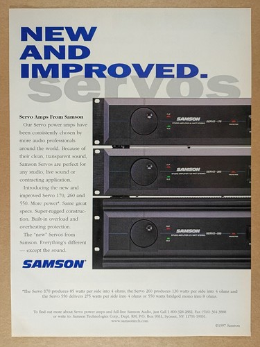 1997 samson servo 170 260 - 1997,