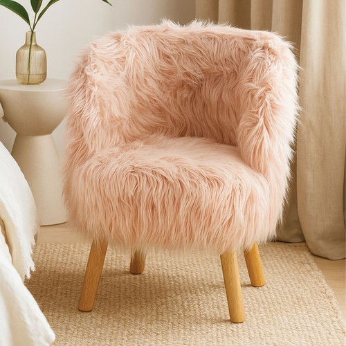 Kids pink faux fur - kids,