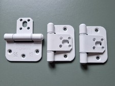 3 White steel graded frame