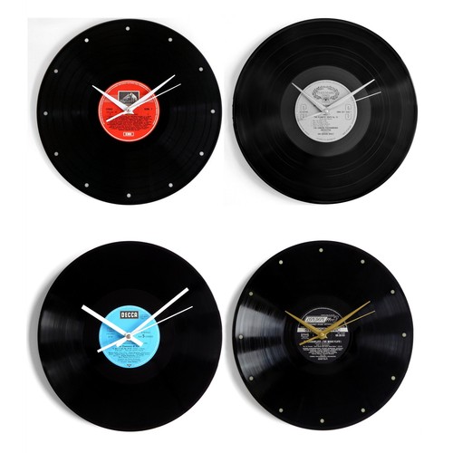 Vinyl record wall clock - vinyl,