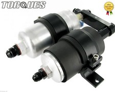 Single Fuel Pump and Bosch Filter Assembly Without Pump Fits Bosch 044 in Black