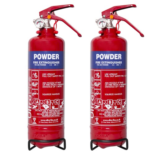 Twin pack 1kg powder fire - -,