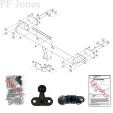Tow-Trust Towbar for Mercedes E-Class Estate (S211) 2003-2010 - Flange Tow Bar