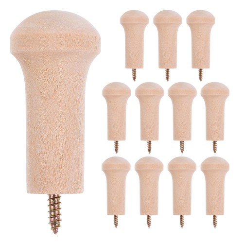Pcs wood hooks for - pcs, wall