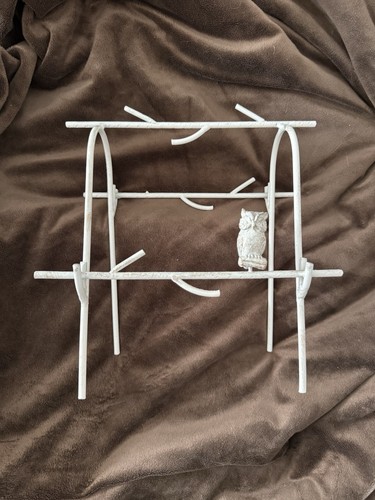 Jewelry stand metal white - metal,