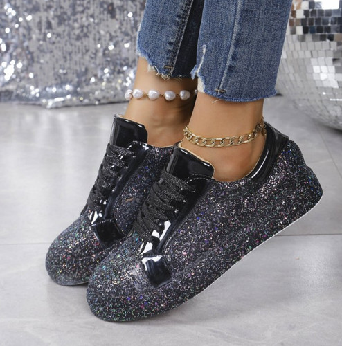 Bling trainers sequin pumps - bling,