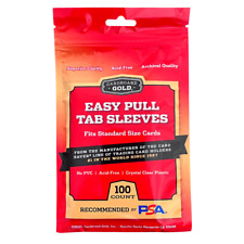 Cardboard Gold | Easy Pull Tab Penny Sleeves 100 Count Pack PSA Recommended