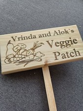 ANY TEXT PERSONALISED wooden