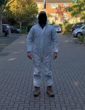 white disposable overalls Painting/Building/Gardening/Mechanics 