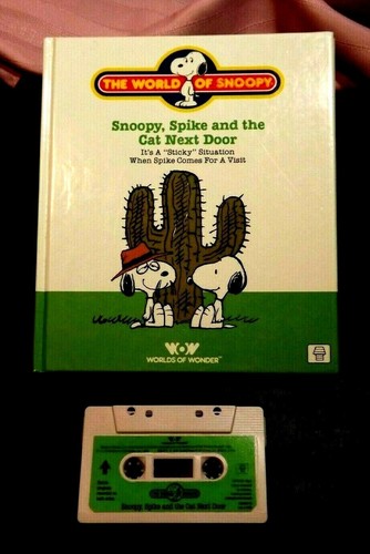 Talking snoopy book tape - talking, book/tape