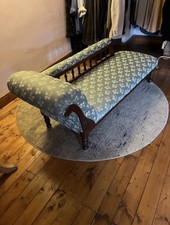 Victorian mahogany chaise - victorian,