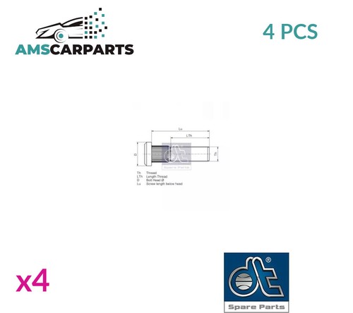 Wheel stud 654205 - wheel,