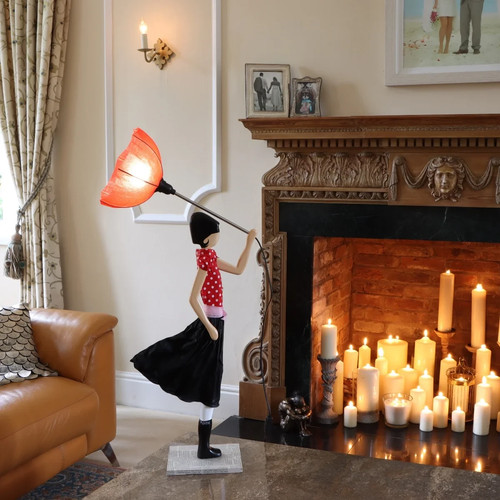 Minie lamp lady - lady,