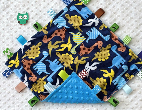 Double minky dinosaur - double,
