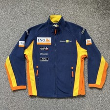 Renault F1 Team Formula 1 Fleece Embroidered Patches Racing Jacket ING Medium