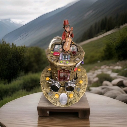 Unique steampunk top hat - 8,
