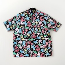 Keith Haring H & M Short Sleeve Shirt Men’s Size Large Relaxed Fit Art Print VGC